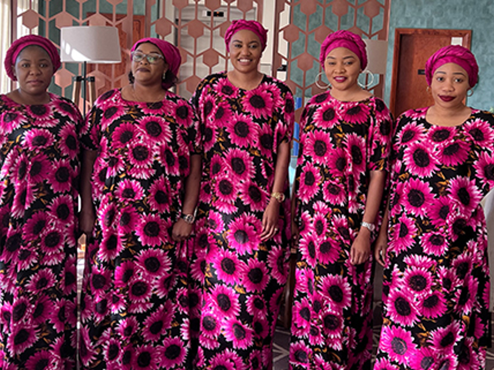 Hellen Mwamba with group