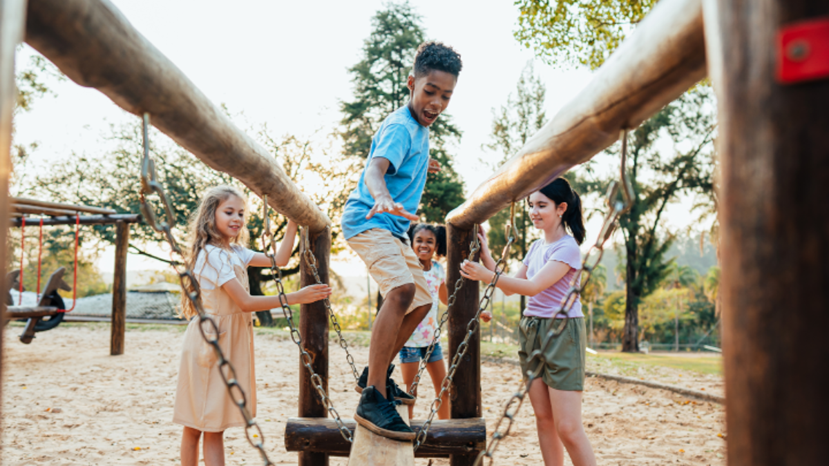 Let the children play says poll it helps them to know risk