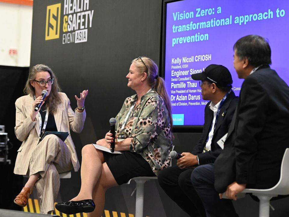 Panel discussion at Health and Safety Event Asia, 2025