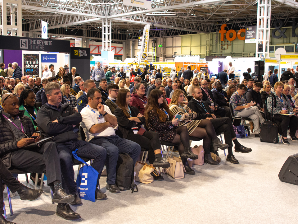 Crowd at health and safety event