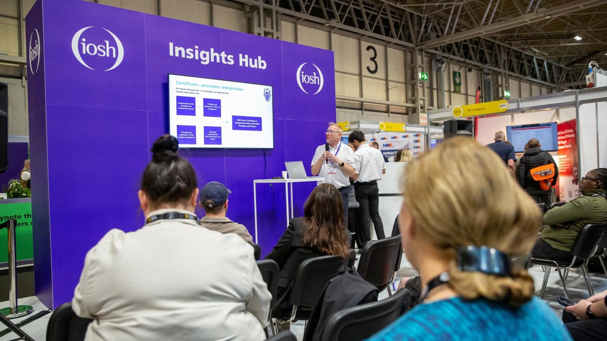 IOSH Insights Hub at the Health and Safety Event 2026