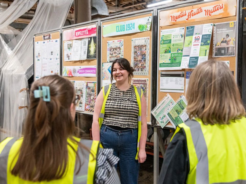 A man looking stressed