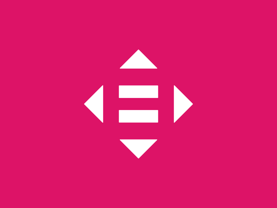 icon of equals sign with arrows pointing in all four directions