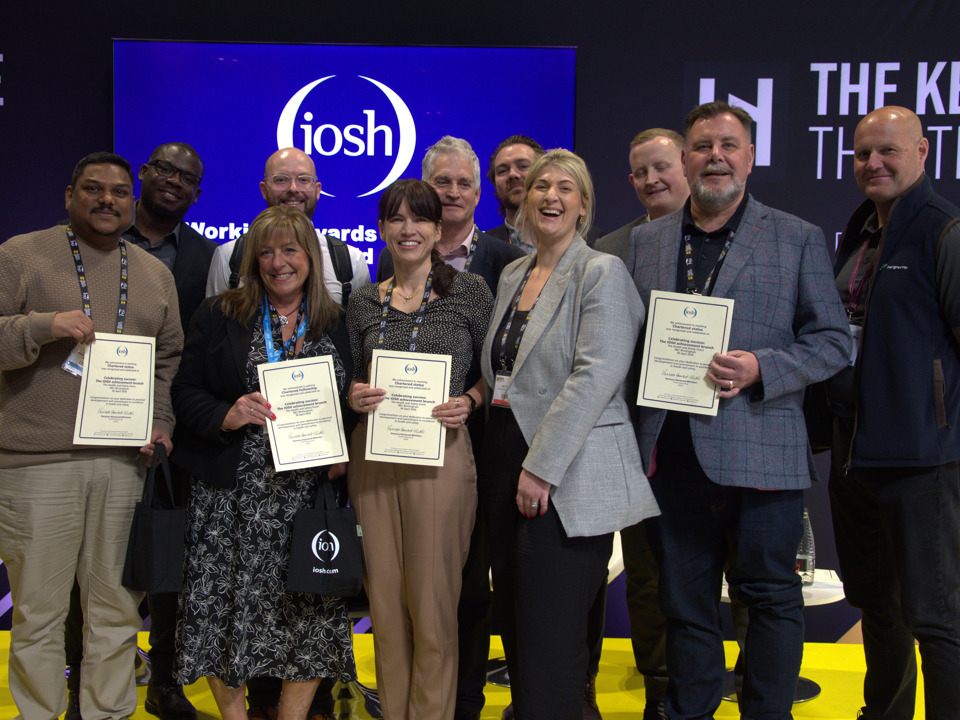 IOSH Chartered Members at celebration event at Health and Safety Event 2026