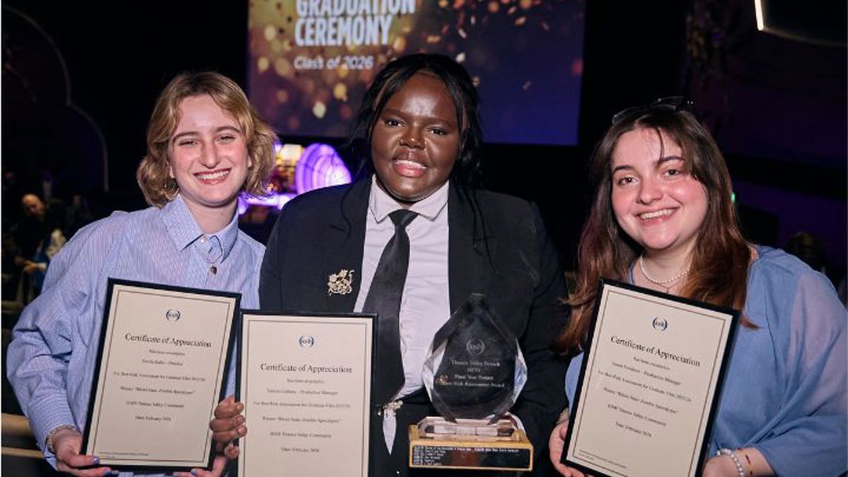 Talented trio claim film safety award