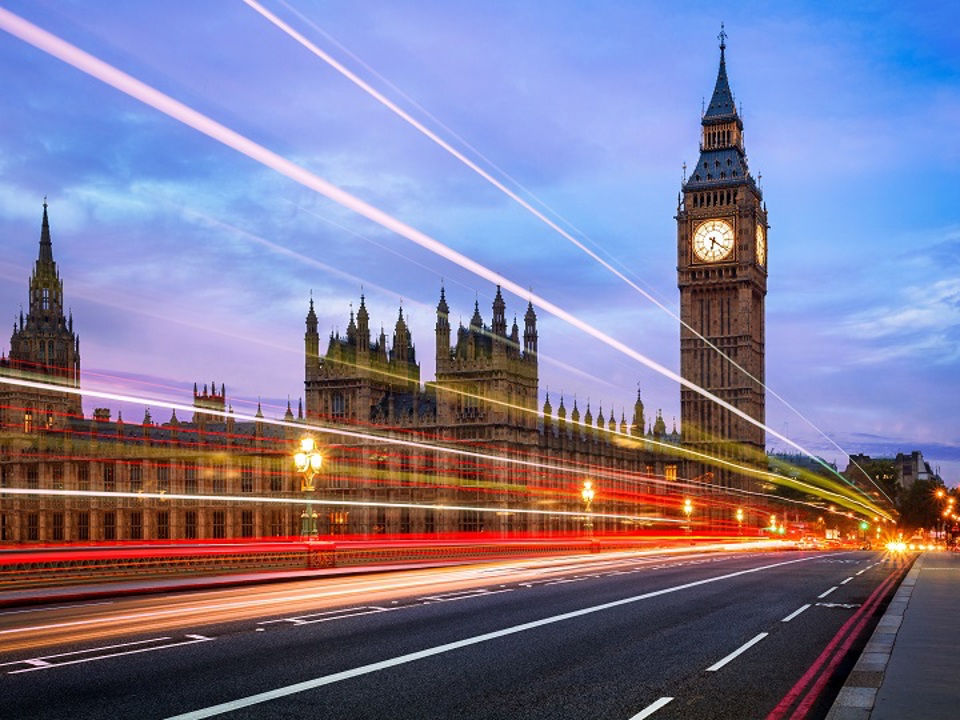 The Houses of Parliament in London